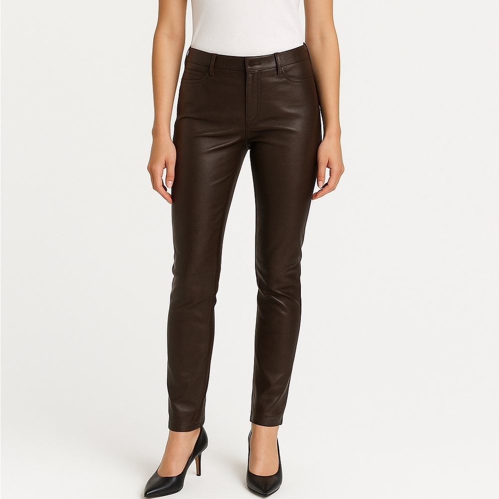 Brunello Cucinelli genuine leather pants